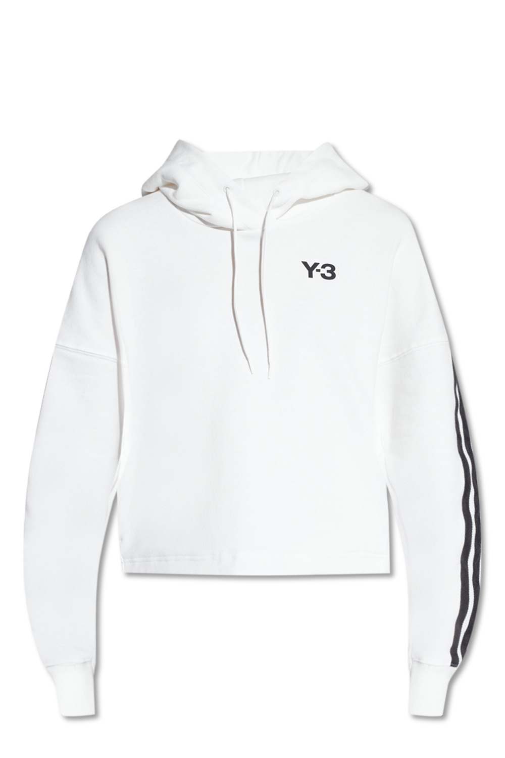 Cropped hoodie with logo Y - IetpShops GB - 3 Yohji Yamamoto